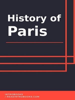 cover image of History of Paris